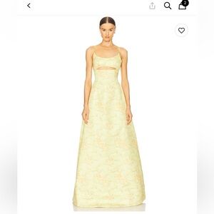SAU LEE Marie Gown in Yellow